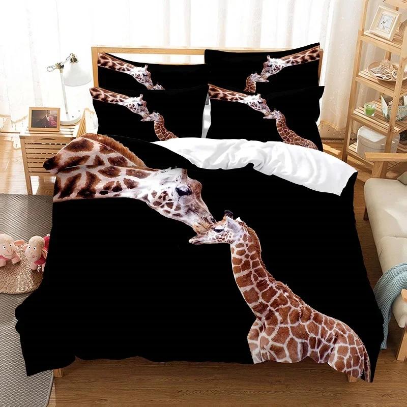 Spider And Animals Bedding Set Microfiber 3D Print Duvet Cover Queen King Size Fashion Design Comforter Cover With Pillowcases