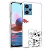 Чехол Turbo Granny для Redmi Note 13 12 14 15 Pro Plus 13R 11 11T 11E 11S 10 Pro 10S 9 9S Прозрачный силиконовый чехол Capa Cases S