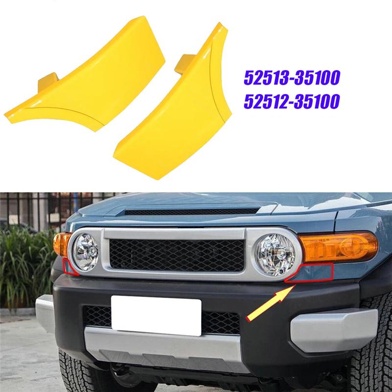 Левая передняя накладка бампера 52513-35100-F0 Для Toyota FJ Cruiser 2007-2014 Автомобильная нижняя накладка фары 5251335100 Детали-A8