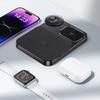 USAMS 3-in-1 Inductive Charger 15W Black CD190WXC01 (US-CD190)