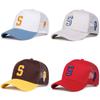 Letter S Side Lightning Embroidery Men Hat Summer Outdoor Sunscreen Hats Women Casual Baseball Cap Golf Caps Fishing Hat