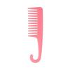 Large Curved Anti-Static Plastic Comb for Long Hair - Wide Tooth Split Hook Comb for Men and Women
