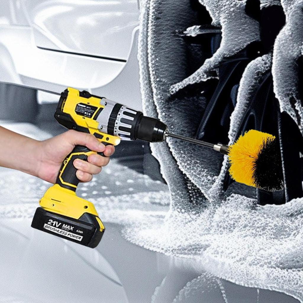 Набор кистей для мытья автомобиля 30 шт. Набор насадок-губок для полировки и ухода за автомобилем, насадки на дрель для грузовика, автомобиля, внедорожника, седана