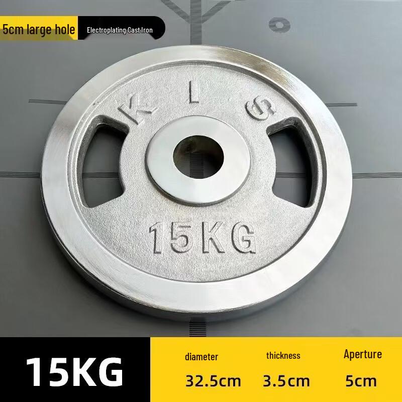TLXT Electroplated Rubber-Coated Barbell Plate