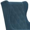 Armchair Blue Velvet