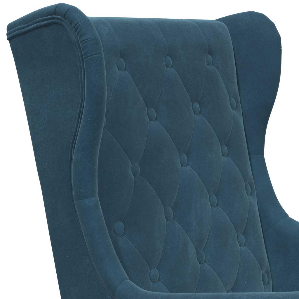 Armchair Blue Velvet