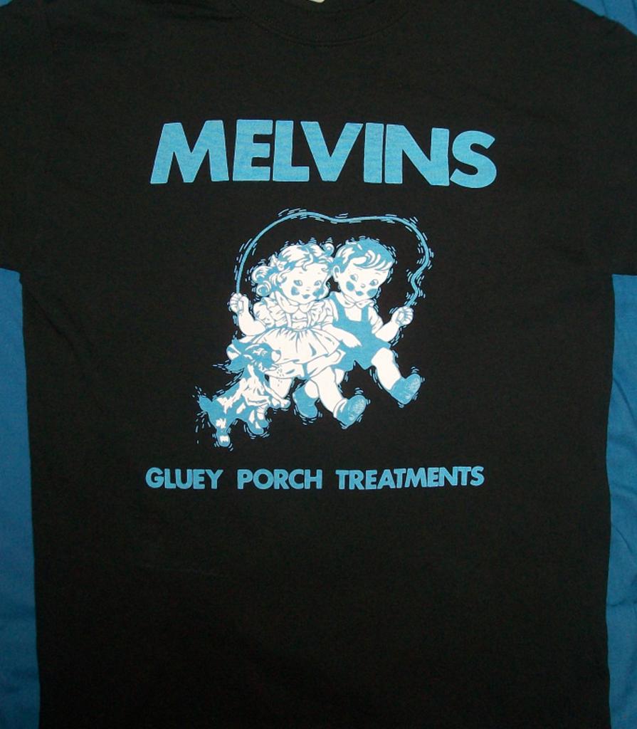 Футболка Melvins Gluey Porch Treatments черная Унисекс S-5XL 1T57