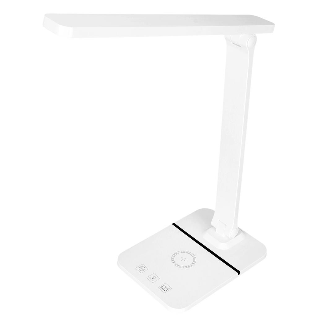 LED Desk Lamp 3 Lighting Modes Touch Control Eye Protection Table Light 15W Wireless Charging