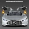 1/32 Scale Benzs Vision GT Alloy Concept Sports Car Model Diecast Metal Racing Car Vehicles Model Sound Light Simulation Kids Toy Gift