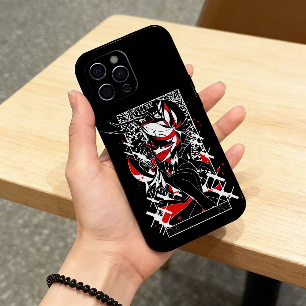 H-Helluva Boss Блитцо Чехол для телефона для iPhone 17,16,15,14,13,12,11 Plus,Pro Max,XS,Мягкий силиконовый черный чехол