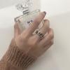 925 Silver Rings New Party Jewelry Vintage Charm Double Layer Geometric Nail Design Accessories Gift Dropship