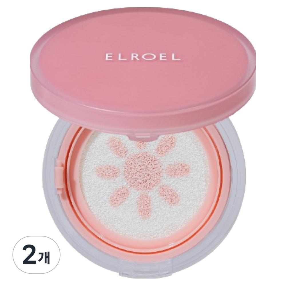 ELROEL 2 розовых тонирующих сан-кушона_ELROEL (15 г х 2)