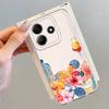Чехол для Xiaomi Redmi Note 14 Pro Plus 14C 11 9 10 Note 13 10S 11S A4 12 13C 12S Мягкая крышка для телефона Фрукты Цветы