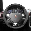 AABKV1 Чехол на руль из замши и углеродного волокна для Porsche Подходит для Macan Cayenne 958 911 997 957 92a Panamera 970 Gts Copa 718 Taycan GT3