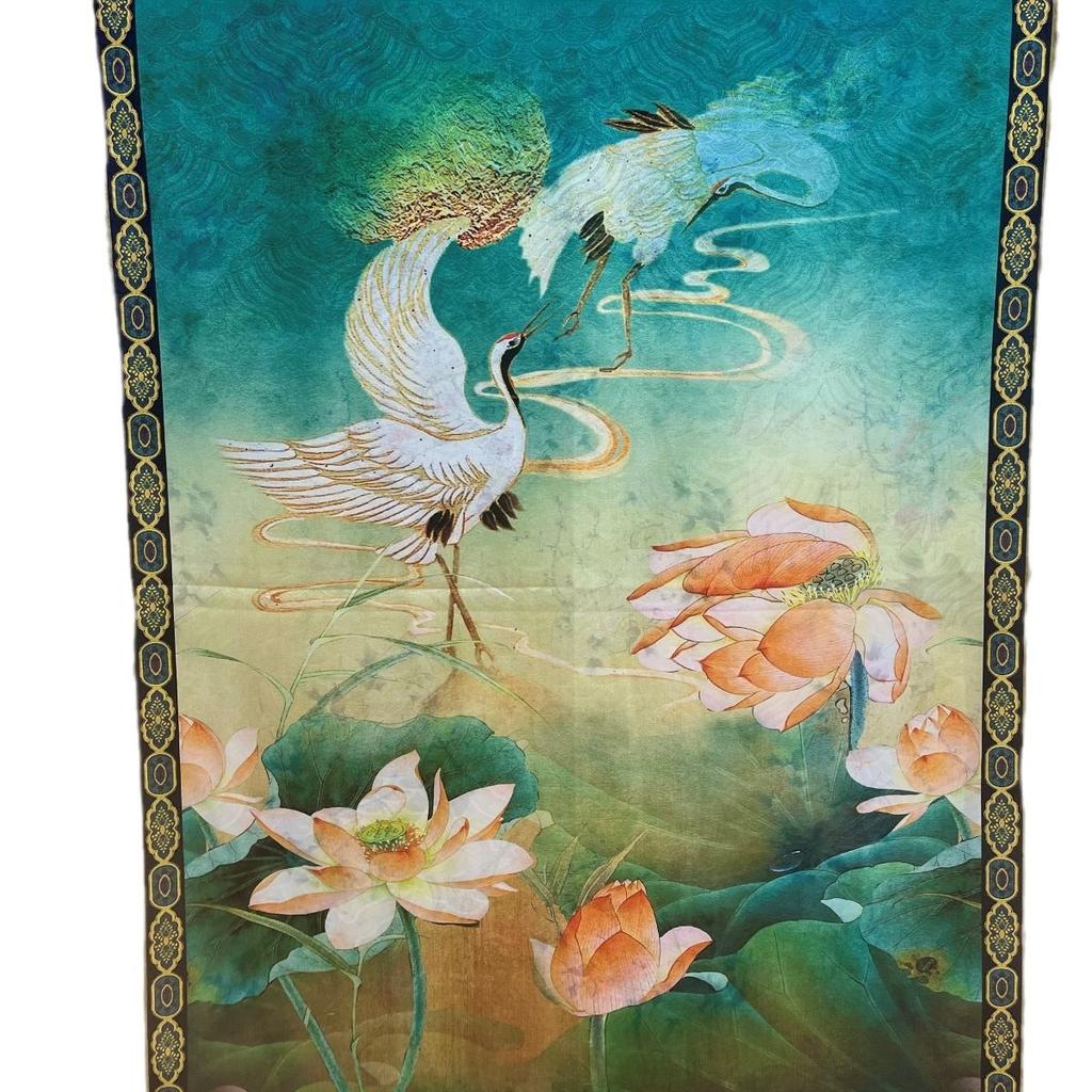 Silk Scarf for Women In Autumn and Winter Warm Fashion Long Scarf for Women In Fashion Imitation Cloud Sausage Flower Radish Scarf for Women