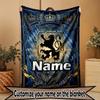 Custom Name Personalized 1860 Munchen football club Print Blanket, Home Decor, Bedroom, Sofa, Camping, Couch, Gifts for Birthday ChristmasEnthusiasts