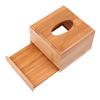 Wooden Tissue Box Home Tissue Storage Container Napkin Paper Holder Case for Office Hotel Decor