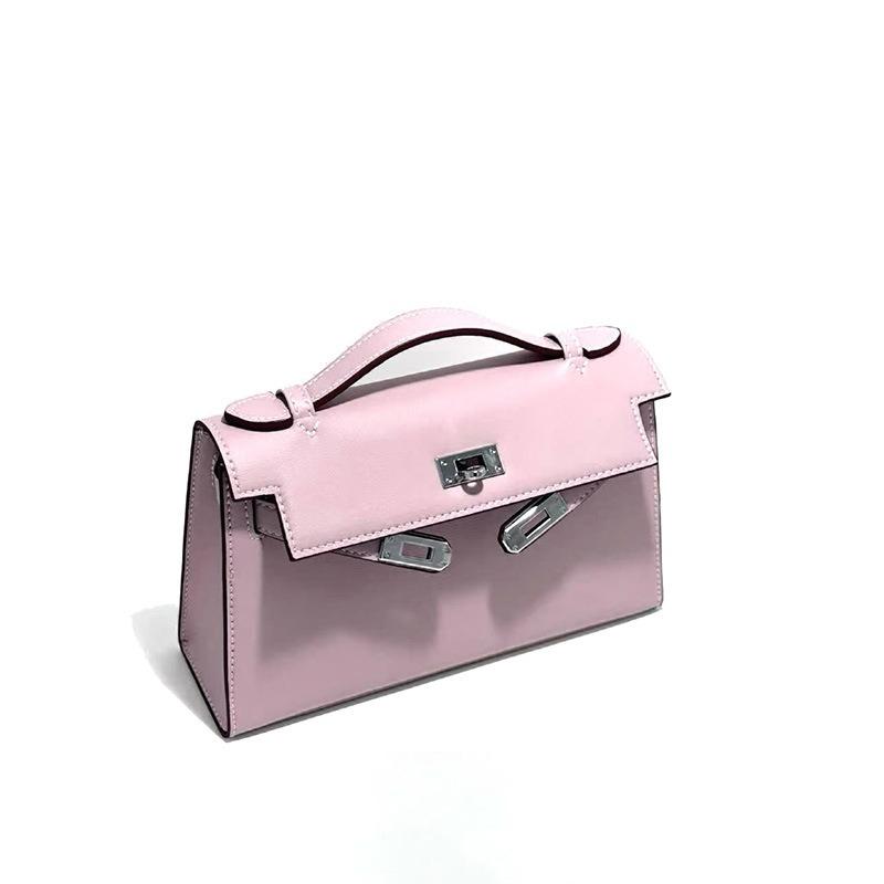 Весна и лето новая кожаная мини сумка через плечо портативная цепочка женская сумка легкая роскошь