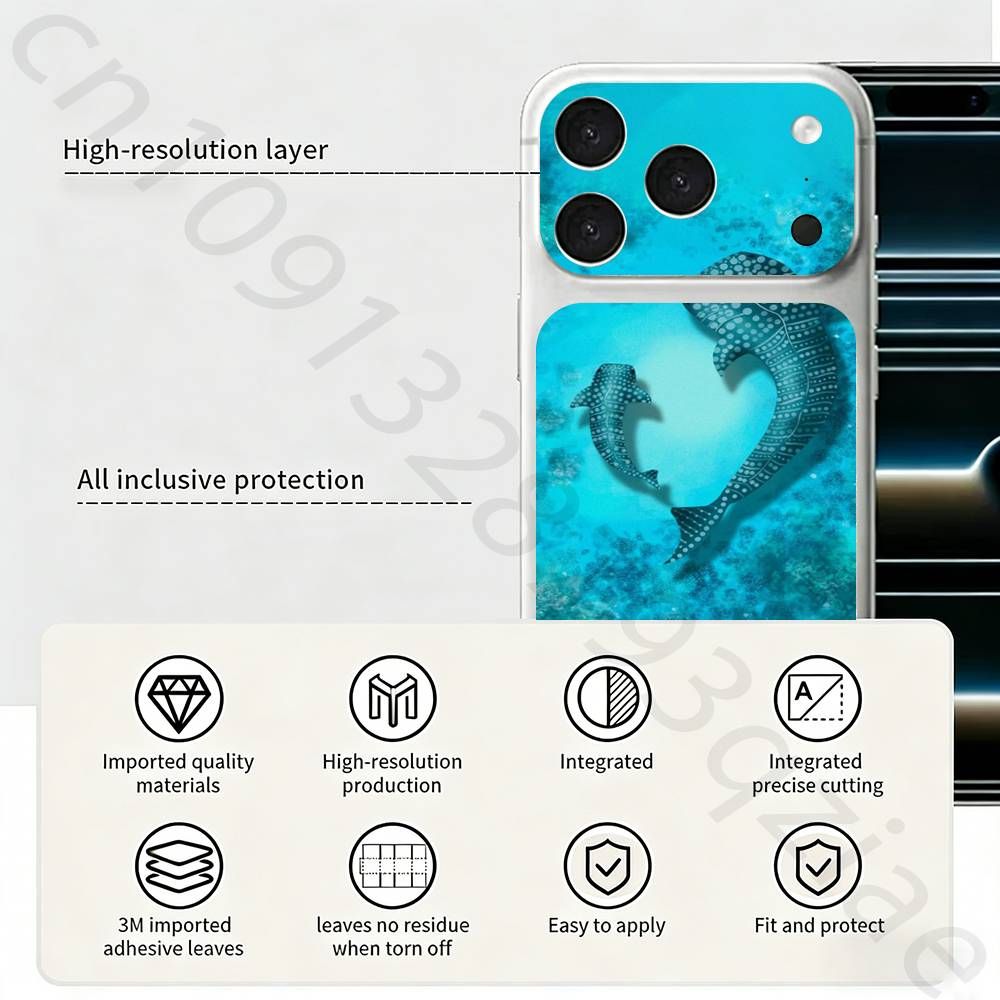 Многоцветный чехол-книжка Orla Kiely для iPhone 17 pro Max / 17 pro, полноцветная наклейка-пленка для задней панели, 3D, цветная