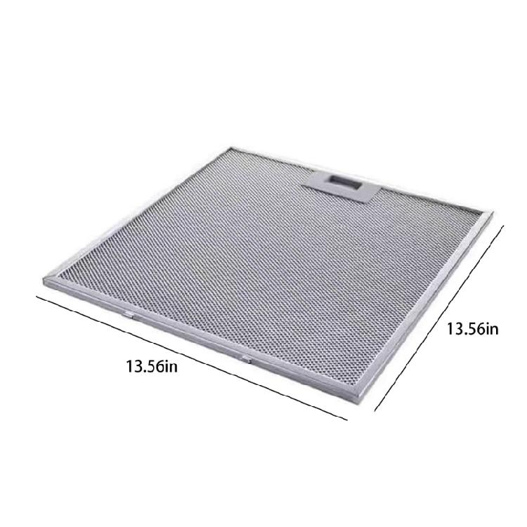 Запасные жироулавливающие панели для вытяжки, 2 шт., 13,56 x 13,69 дюйма, металлические