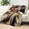 love and deepspace Zayne God of Annihilation Flannel warm soft plush blanket for sofa living room hogar bedroom travel gift home