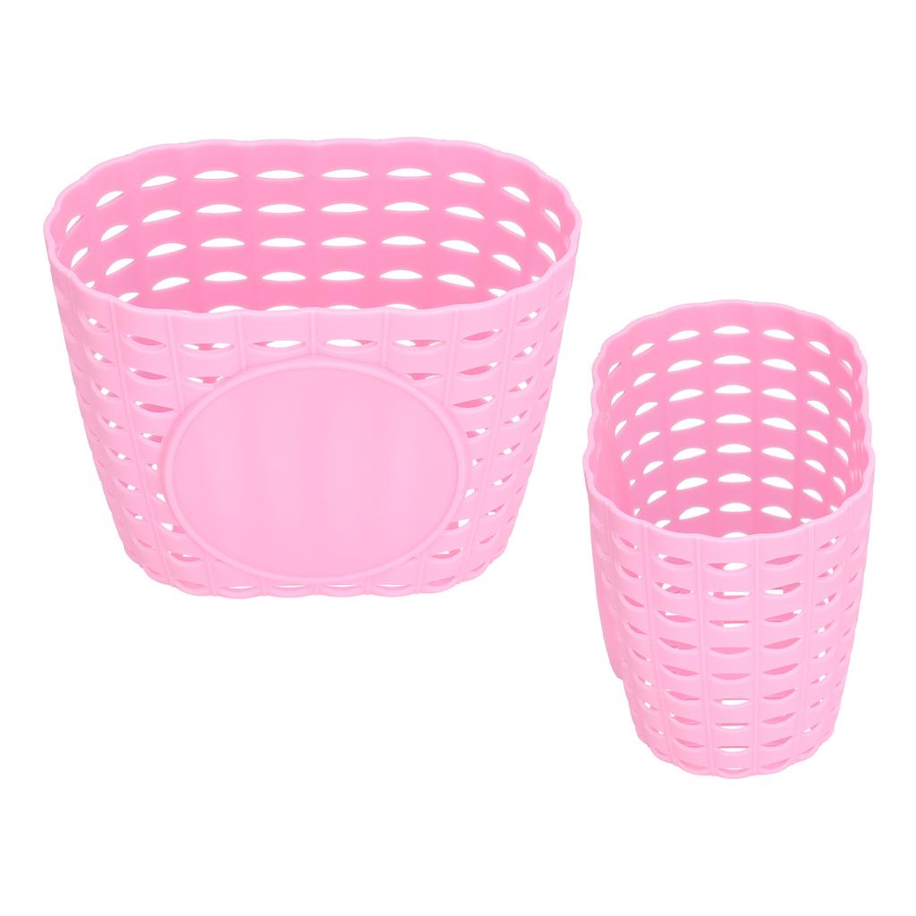 Детская корзина для велосипеда из утолщенного пластика, износостойкая и прочная детская велосипедная коляска