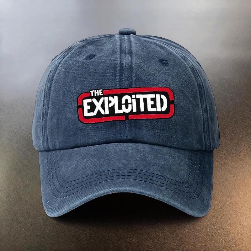 A Washed The Exploited Baseball Cap a Sunshading Hat for Daily Outings a Musthave Fashionable Couples Hat Featuring a St
