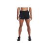 Under Armour Fly By 2.0 Shine Breathable Sports Woven Shorts Women Bottoms Black 1361391-001