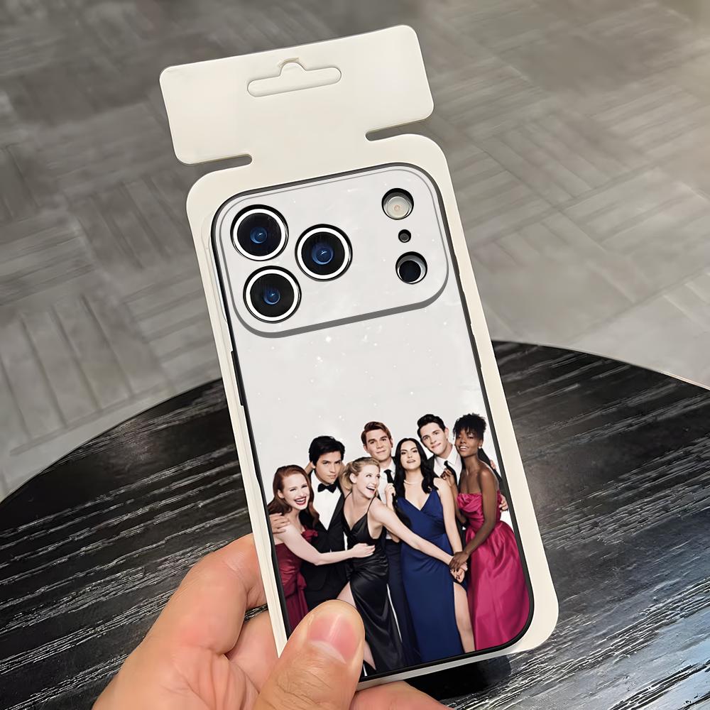 R-Riverdale TV Phone Case For IPhone 17 Air 16 E Pro Max 15 14 13 Mini 12 Pro 11 Max Plus Black Soft Shell