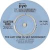 7-дюймовая пластинка CLINTON FORD - The Last One To Say Goodnight 7N17428 Pye Records 1968 UK Поп Б/у