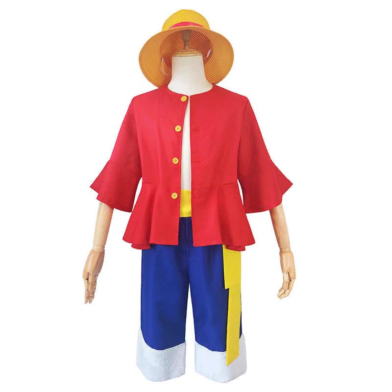 Костюм Луффи из One Piece для детей - Косплей Аниме Наряд для ролевой игры