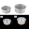 Bakeware Baking Tools Round Pattern Aluminum Alloy Die Cake Pan Tray Pudding Mold Fixed Bottom
