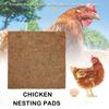 6x Natural Hemp Chicken Nesting Pads Chicken Coop Pet Garden Lawn Indoor Outdoor