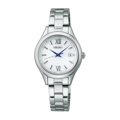 [Часы Seiko] SEIKO SELECTION SWFH129 Женские часы Серия S Солнечные Радиоуправляемые Функция полного календаря (Свидание) Белый Циферблат Нержавеющая Сталь