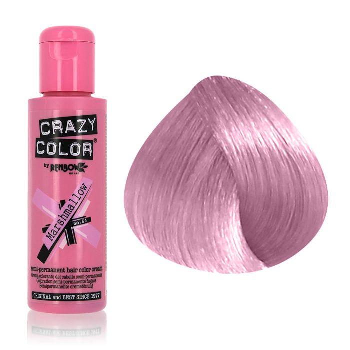 Coloration semi-permanente Crazy Color by Renbow - Marshmallow 64 - 100ml