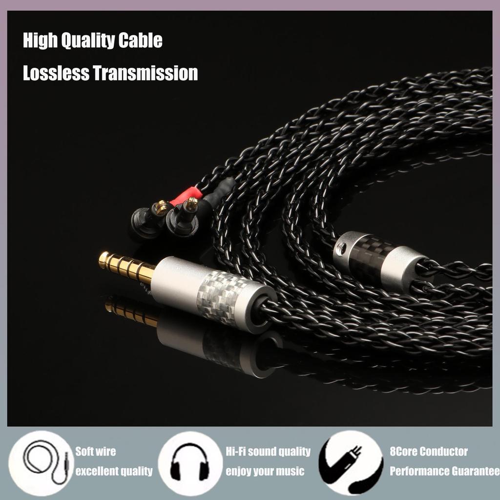Посеребренный HIFI кабель для апгрейда аудиофильского класса для наушников серии EX