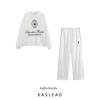 Kaslead New Arrival Women's Clothing Fashion Style Fashion Embroider Decoration Sweatshirt Pants 0264152 0264154