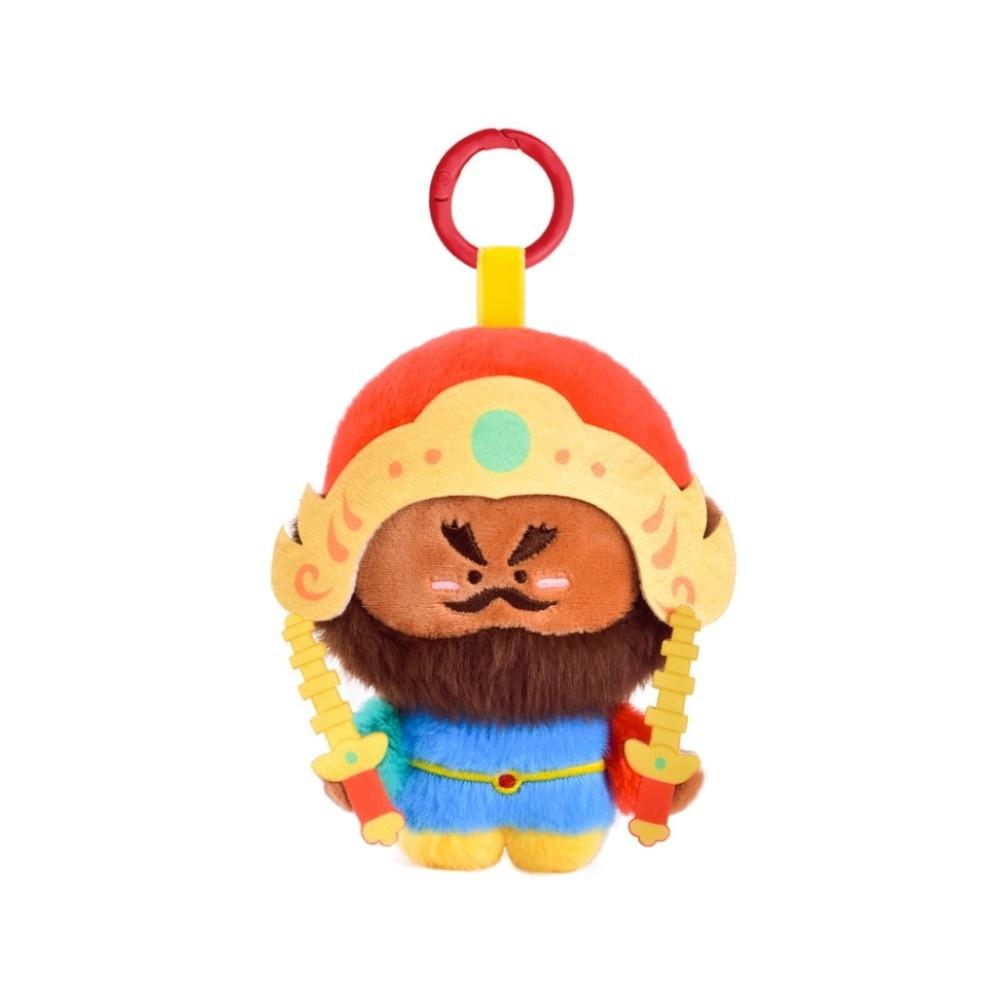 Moon Lord Chinese God Pendant Yuchi Gong Plush God of Longevity Pendant Car Key Pendant
