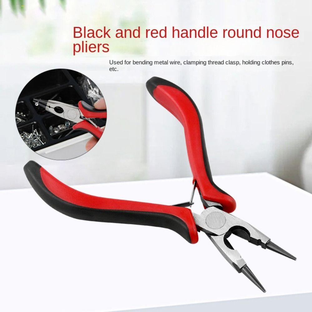 Инструменты для изготовления ювелирных изделий своими руками Стальные плоскогубцы Прочные круглогубцы Рукоделие Бисероплетение