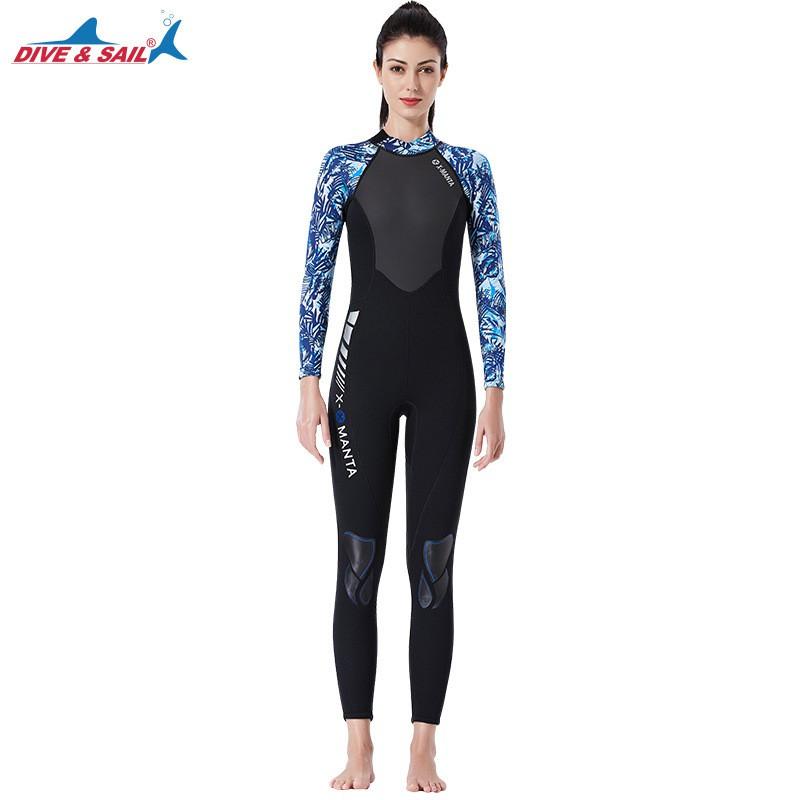 3mm Full Body Wetsuit Men Women Diving Snorkeling Surfing Swimming Thermal Protection Winter Summer