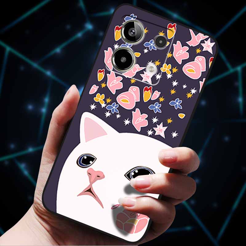 3D Цветочные тисненые чехлы для Redmi Note 13 Чехол Note13Pro 5G Мягкие силиконовые чехлы для телефона для Redmi Note 13 Pro Plus Задняя крышка Сумка