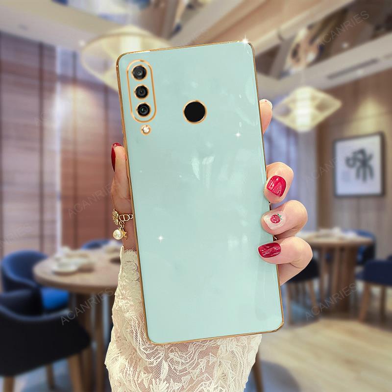 P30lite P30pro Роскошный чехол-держатель с покрытием для Huawei P30 Lite P40 P20 P 20 30 Smart Pro Plus 2019 Подставка Силиконовая задняя крышка