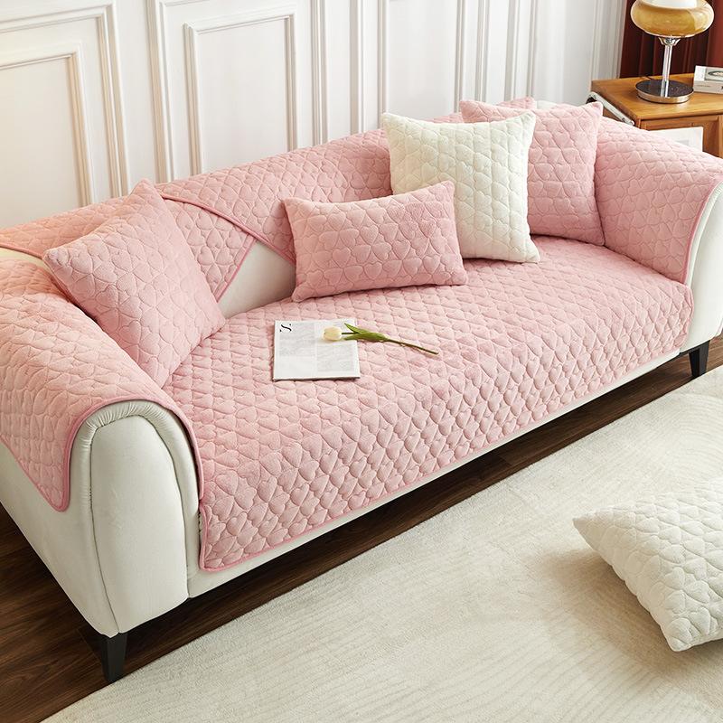 Подушка для дивана из молочного волокна, скандинавская простая современная подушка для дивана, универсальная подушка для четырех сезонов, полное покрытие, чехол для дивана, спинка, утолщенное полотенце