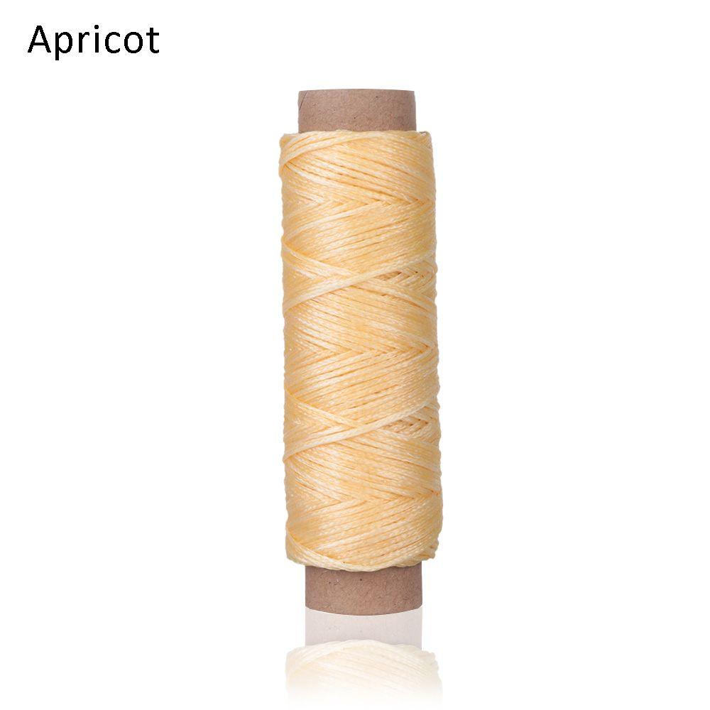 30m/roll Tool Handicraft Flat Hand Stitching Waxed Thread Sewing Line Leather Cord