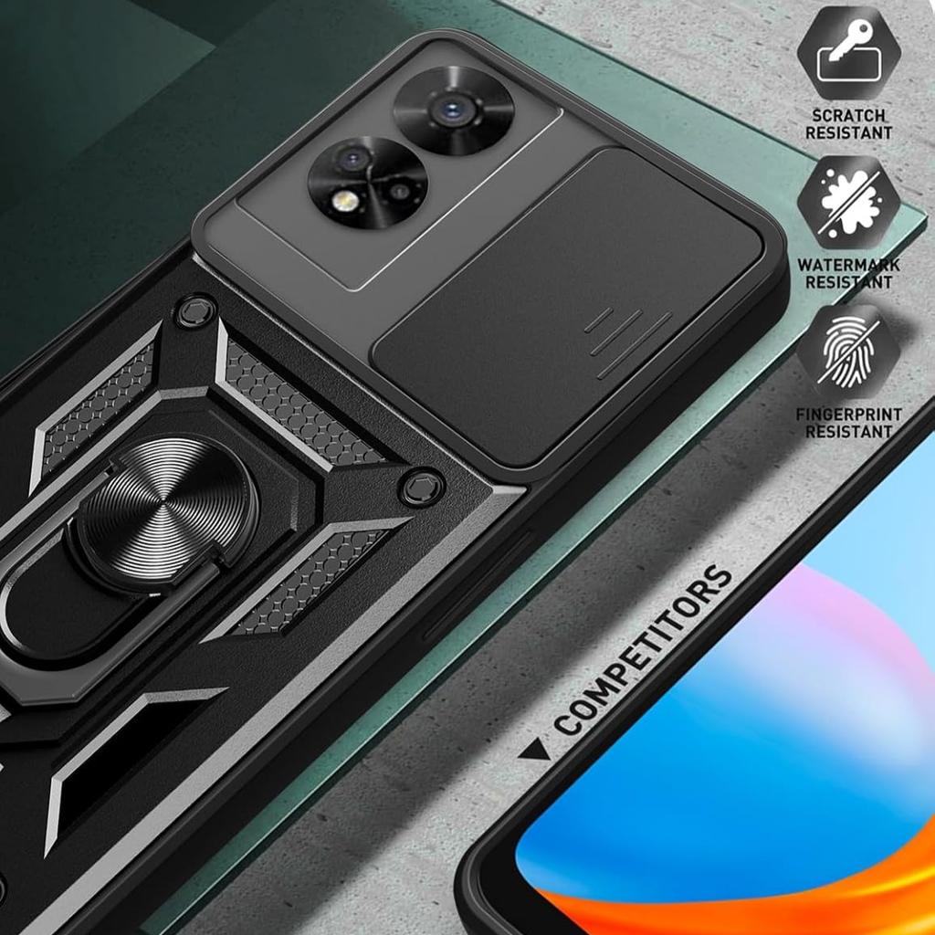 Armor Case For TCL 50 SE 40 SE 4G Cover Lens Protection With Ring Magnetic Holder Coque Fundas