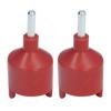 2Pcs Lightweight Electric Fence Insulator Durable Electronic Fence Accessory  Livestock
