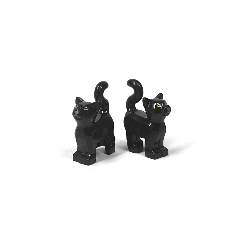 Детали для DIY с принтом животных: Коза, Чайка, Пингвин, Рыба, Овца - Совместимы с MOC Игрушками-конструкторами