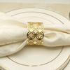 6Pcs Hollow Metal Shape Napkin Ring Wedding Party Dinner Banquet Table Ornament