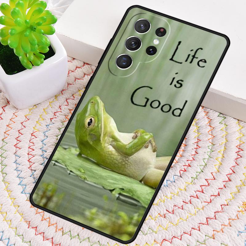 Синий Лягушонок Тропический Дождевой Лес Чехол для Телефона для Samsung Galaxy note 10 pro S26 Ultra S23 S24 FE S25 S21 S22 PLUS ударопрочный Чехол