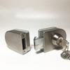 Office and Shop Security Hook Lock Non-drilled Glass Door Lock Thickened Stainless Steel Glass Door Locks Door Hardware Fittings